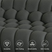 43 Bubble Couch Modern, Oversized Curved Couches, Lazy Floor Sofa, Dark Gray Bubble Couch, Modern Upholstered Comfy Mesh Fabric 3D Honeycomb Shape Couches for Living Room, Office, Apartment