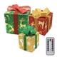 thumbnail image 2 of 3 cajas de regalo navideñas decorativas con luces para restaurantes y oficinas. Amarillo Rojo Verde, 2 of 9