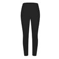 thumbnail image 4 of XIAONU Women's Pocketed Full Length Leggings High Waisted Ankle Length Elastic Waist Tights Stretchy Supportive Workout Leggings, 4 of 5