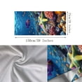 thumbnail image 3 of ZhuoLiL Beach Towels for Girls 150x75cm Benthos Print Warm Blanket Pet Blanket Children Shawl Beach Towel Gifts For Family And Friend, 3 of 9