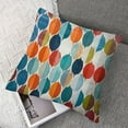thumbnail image 7 of Mid Century Lumbar Pillow Covers Modern Blue Orange Drop Shapes Pattern Decorative Throw Pillows Retro Style Outdoor Pillowcase Rectangle Cushion Case Decor for Couch Sofa Bed, 7 of 7