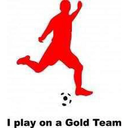 Do It Yourself Wall Decal Sticker I Play On A Gold Team Kids Bed Room Do It Yourself Wall Decal Sticker I Play On A Gold Team Kids Bed Room