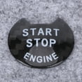 thumbnail image 4 of Carbon Fiber Engine Start Stop Button Trim Ignition Starter Cover Fit for Nissan Sunny, 4 of 14