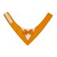 thumbnail image 2 of Xiao Hua Bandana para perro (1 unidad), ligera, de secado rápido, de mezcla de poliéster, con diseño triangular, ajustable, para perros medianos y grandes, cachorros y mascotas, regalo, L, naranja, 2 of 3