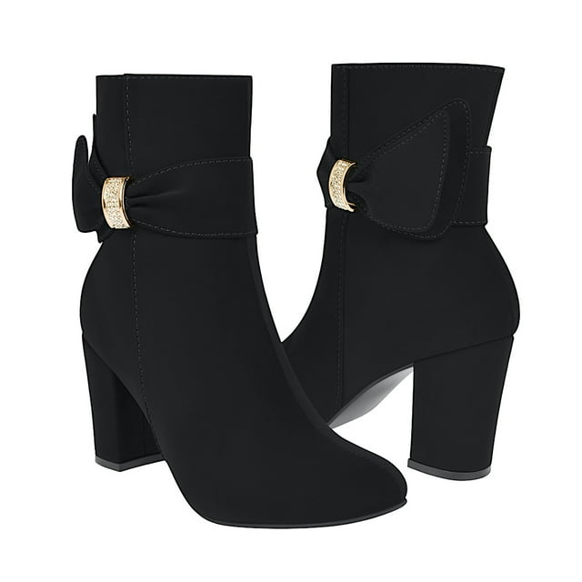 BOTINES DAMA STYLO 4835 SUEDE NEGRO