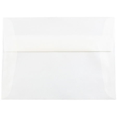 UPC: 0609722982726 | JAM Paper & Envelope A7 Translucent Envelopes  5 1/4 x 7 1/4  25 per Pack  Platinum