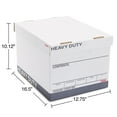 thumbnail image 5 of Staples Corrugated Boxes Letter/Legal Size White/Gray 4/Carton (2522301), 5 of 8