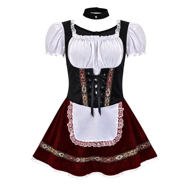 Oktoberfest Costume Carnival Party Beer Costume Girl Dress Set