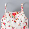 thumbnail image 5 of Edvintorg 1-6Years Christmas Clothes Kids Girls Summer Romper Printing Sling Sleeveless Backless Short Jumpsuit With Pockets Christmas Gifts Body For Children On Clearance, 5 of 6