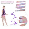 thumbnail image 4 of 30pcs 2M/4M Flashing Glitter Dance Ribbon Rhythmic Art Gymnastics Ballet Twirling Rod Stick Kid Sport Training Rainbow Toys., 4 of 7