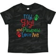 thumbnail image 3 of Inktastic My Gigi and Pawpaw Love Me Boys or Girls Toddler T-Shirt, 3 of 5