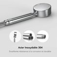 thumbnail image 4 of High Pressure Shower Head in 304 Stainless Steel Shower Hand Shower Bathroom Water Saving Easy Installation, 4 of 4