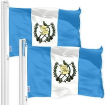 Guatemala Guatemalan Flag 3x5FT 2-Pack 150D Printed Polyester By G128