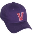 thumbnail image 1 of Daxton Classic 3D Varsity White Rose Initial Letters Baseball Dad Hat, Purple, Letter V, 1 of 2