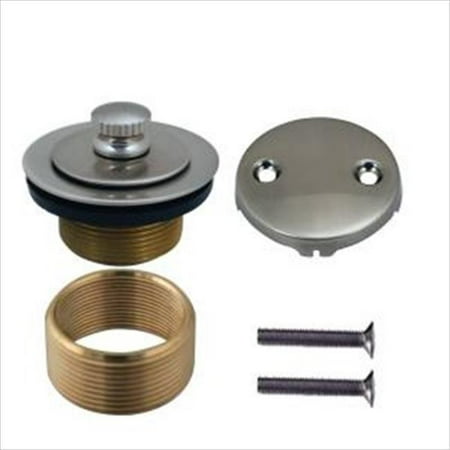 15a Antique Nickel Tub Westbrass Twist & Close Universal Tub Trim with Two-Hole Faceplate D94K in Satin Nickel ()