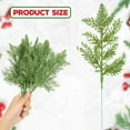thumbnail image 5 of 10Pcs 13.78" Christmas Artificial Pine Needles Glitter Branches Leaves Picks Small Pine Twigs Xmas Fake Floral Christmas Tree Picks for Greenery Arrangements Wreaths Decor, 5 of 9