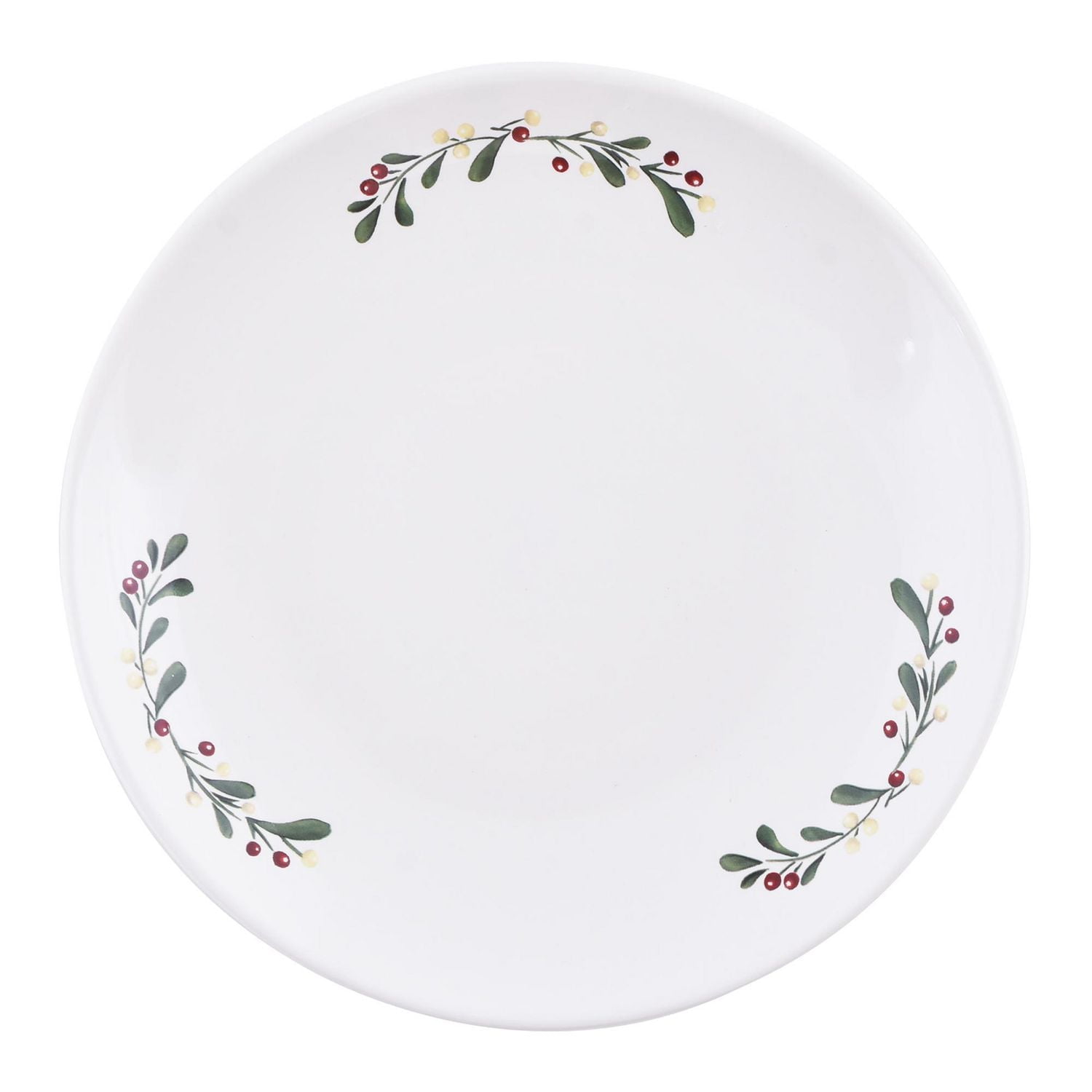 Holiday Time 7.5 inch Round Plate, 4 piece