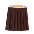 thumbnail image 2 of Favoffer Girls' Pleated Skirt Uniform A-Line Solid Color Skirt for Classroom Daily Formal Events 11-18Y, 2 of 3