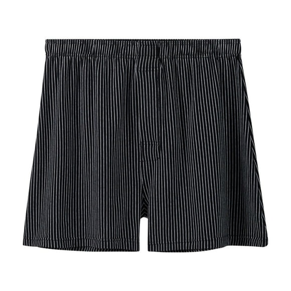 TSADFHJI Manmade Underwear Men Mens Flat Slim Breathable Underwear Pants Fashionable Sports Casual Sports Boxers with Close Fitting Xl Black