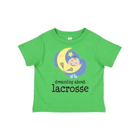 

Inktastic Lacrosse Baby Dream About Gift Toddler Boy or Toddler Girl T-Shirt