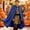 Blue, variant on JOANKDMI Halloween Hooded Cloak Boys Girls Kid Full Length with Buckle Fastener Renaissance Cosplay Costume for LARP & Parties Dark Texture Fancy Medieval Dress Cape