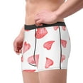 thumbnail image 4 of Disketp Pink Hearts Men'S Boxer Briefs,Soft And Breathable Cotton Underwear With Comfortflex Waistband, 4 of 8