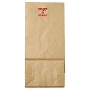 Duro Paper Bags, Brown, 5 lb, 500 Ct