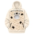 thumbnail image 2 of JIAYUE Women Cute Pet Carrier Hoodie Oversized Halloween Hooded Sweatshirt With Front Carry Pouch Cozy Wear Built In Kangaroo Pocket For Small Pets, 2 of 5