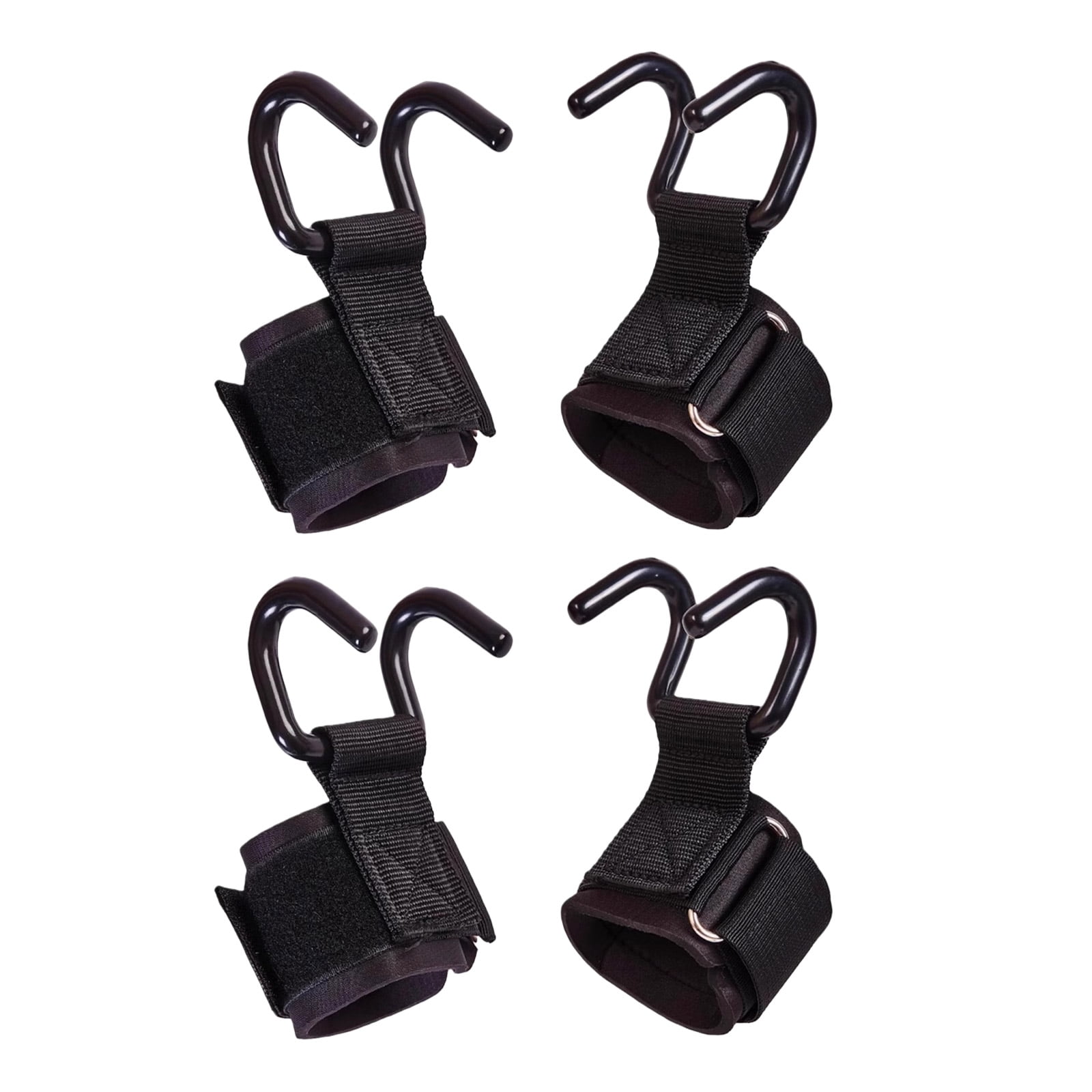 Regulable Pull Up Trainings Aid Wrist Straps Heavy Type Iron Hook Antislip Grip For Strength Exercises
