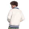 thumbnail image 2 of Men's Starter White Los Angeles Dodgers The Captain Cooperstown Logo Full-Zip Varsity Jacket, 2 of 3