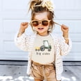 thumbnail image 4 of Big Sister Farm Tractor Sibling Reveal Shirt for Girls Birth Announcement Matching Family Outfit Natural Shirt Youth Large, 4 of 4