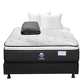 thumbnail image 1 of Colchon Matrimonial Alaska+Box Base Cama+Almohada Royal Twin+Protector Lux, 1 of 8