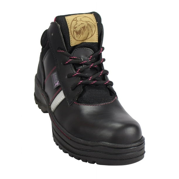 BOTA INDUSTRIAL MUJER NEGRO PIEL 0800