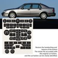 thumbnail image 3 of Button Repair Decals, Driving Safely  Button Sticker Film Adhesion Peelproof Easy To Use  for Car, 3 of 8