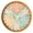 Peony, variant on Round Rattan Tray With Mother Of Inlay  Decorative Wicker Serving Wooden Base Woven Basket Trays For Bread Fruits Coffee Checkered