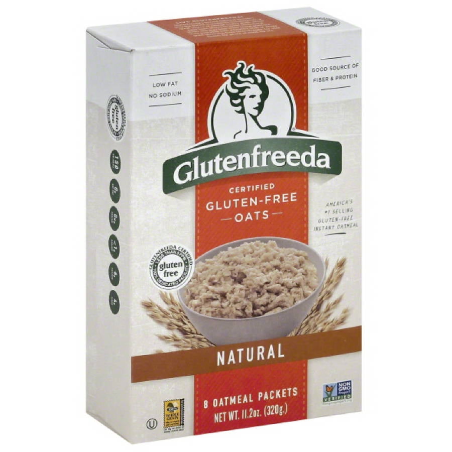 Glutenfreeda GlutenFree Instant Natural Oatmeal, 11.2 oz, (Pack of 8