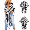 thumbnail image 2 of Ketyyh-chn99 Womens Fashion Loose Beach Cover Up 2023 Casual Blouse Tops Black,M, 2 of 5