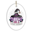 thumbnail image 2 of We Witch You a Spooky Creepmas Ornament, Whimsical Halloween Christmas Decoration, 2 of 5