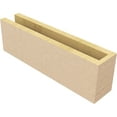 thumbnail image 5 of Ekena Millwork 4"W x 6"H x 20"L Block Woodgrain TimberThane Rafter Tail, Primed Tan, 5 of 6