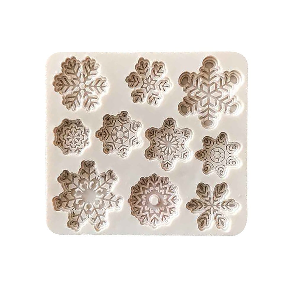 Details about   Forms DIY Silicone Baking Cake Molds Christmas Xmas Snowflake Shape Cake Mold 