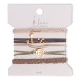 thumbnail image 1 of Klani - Pulseras para el cabello para mujer - Pulsera y lazo para el cabello de doble uso - Accesorios elegantes para el cabello con cola de caballo - (Celebrar) Juego de 5 - (M), 1 of 4