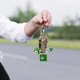 thumbnail image 1 of Llavero con colgante de fútbol | Adorno metálico para coche y recuerdo para aficionados al deporte | Regalo y recuerdo para aficionados al fútbol, 1 of 5
