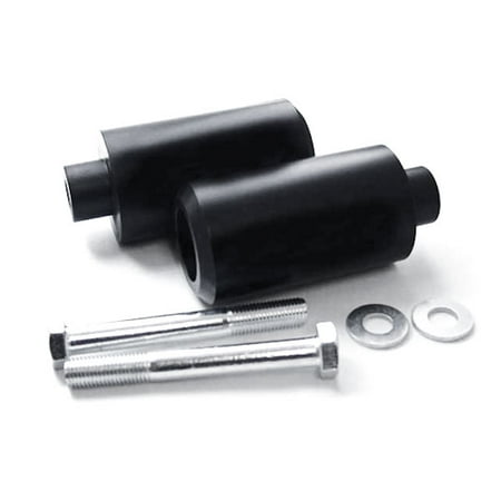 Cut Black Frame Sliders Krator 2006-2011 Yamaha FZ1 No Cut Black Frame Sliders Crash Protectors Motorcycle ()