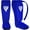 Blue/White, variant on RDX Shin Guards MMA Instep Foam Pads Support Boxing Leg Guard Muay Thai Foot