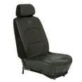 thumbnail image 3 of Masque 63013 Leather Low Back Seat Cover – 1 PC Manhattan Black Luxury Car Seat Protector with Thick Foam Padding, Universal Fit  Premium Breathable Design, 3 of 5