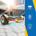 thumbnail image 3 of HOVERSTAR Hoverboard, LBW16 Chrome Color All Terrain Wide Tire, Electric Skateboard Tire with LED Light and Wireless Bluetooth Music Speaker HOVERSTAR LBW16, 3 of 7