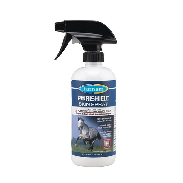 Farnam PuriShield Skin Spray, for skin irritation relief on Horses