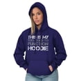 thumbnail image 4 of Too Cold Cute Winter Cuddle Unisex Plus Fleece Graphic Hoodie Brisco Brands 5X, 4 of 5