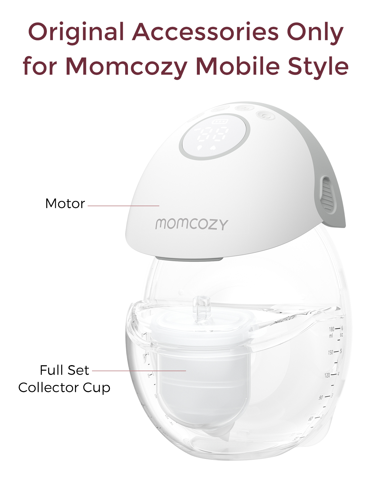 Moble style replacement milk collector set