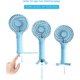 thumbnail image 4 of Ventilador USB, mini ventilador de mano, ventilador de mesa, ventilador portátil recargable con 3 velocidades ajustables para acampar, oficina, deportes, viajes Ormromra LF-0416, 4 of 5